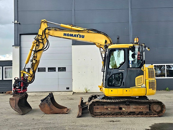Komatsu PC78US-10, 2016 modell, kun 1932 timer, Rototilt, 2 Skuffer, Sentralsmøring. 3 of 5