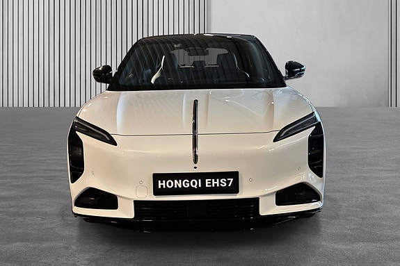 Hongqi EHS7 i hvit med sort tak