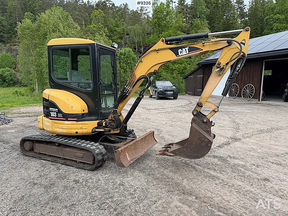 Catapillar 303 CR Gravemaskin m/ 1 skuffe. SE VIDEO! 5 of 5