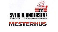 Svein R. Andersen AS Murmester & Entreprenørforretning logo