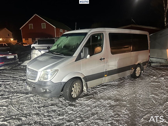Mercedes-Benz Sprinter minibuss 9 seter m/ rampe og godkjent til rullestol