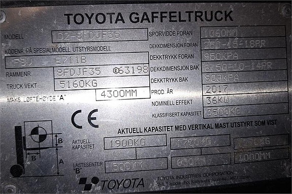 Toyota 02-8FDJF35 4 of 4
