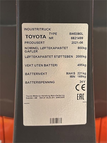 Toyota SWE080L 4 of 4