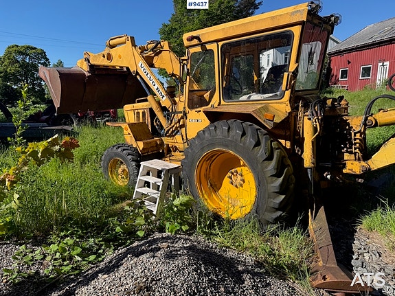 Volvo BM 616B traktorgraver med 3 skuffer 5 of 5