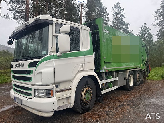 Scania P410 6x2 Komprimatorbil – 2 kammer