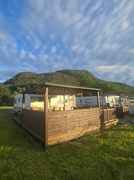 Tec Travel King med spikertelt, Tingvoll Camping 4 of 5