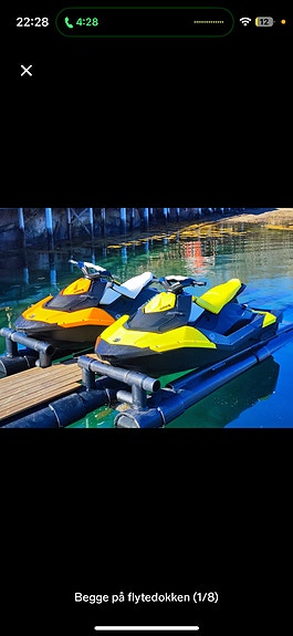 Utleie 2x SeaDoo Spark trixx (fritatt for høyhastighetsbevis) og 17 fot båt 3 of 5