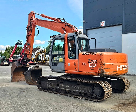 Hitachi ZX130LCN, 2008 mod, 12294 timer, Rotortilt og 2 skuffer. 3 of 5