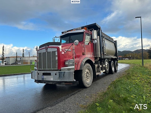 Andre 2005 KENWORTH T800 tippbil 8x4 m/ Rhodes påbygg, kompressor, vibrator i kassen. Høy lasteevne! SE VIDEO.