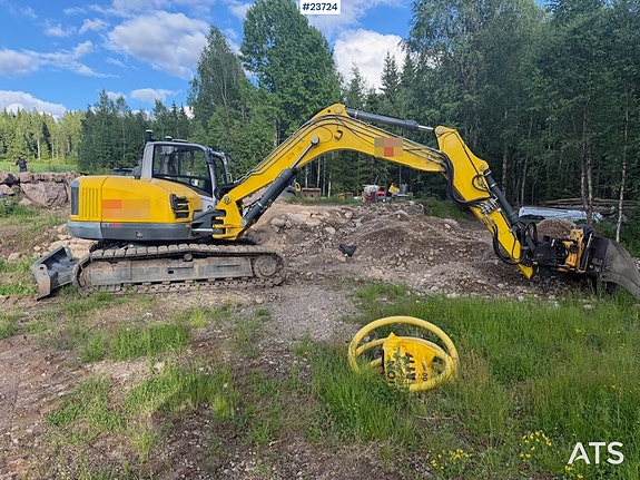 Wacker Neuson ET145 Gravemaskin m/ Rototilt og Graveskuffe – 1700 timer 4 of 5