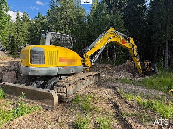 Wacker Neuson ET145 Gravemaskin m/ Rototilt og Graveskuffe – 1700 timer 3 of 5