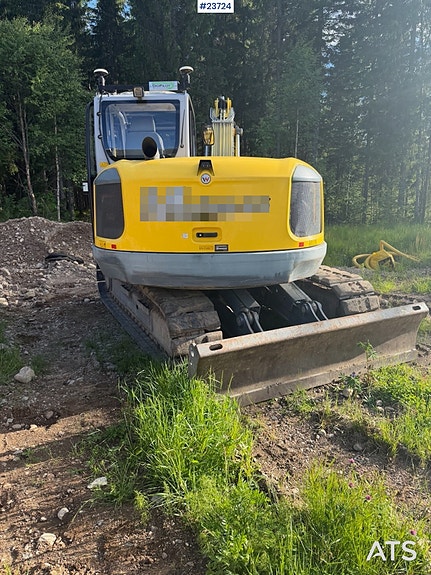 Wacker Neuson ET145 Gravemaskin m/ Rototilt og Graveskuffe – 1700 timer