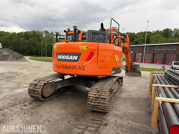 Doosan DX235LCR-5 2018 – korthekk gravemaskin 25 tonn – tilt/rotor, pusseskuffe 4 of 5