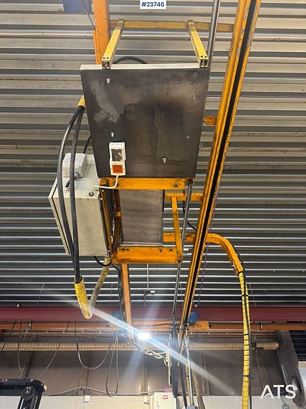 Traverskran  - 30 meter skinnegang + hengepresser 7 of 13
