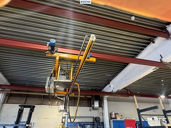 Traverskran  - 30 meter skinnegang + hengepresser 4 of 13