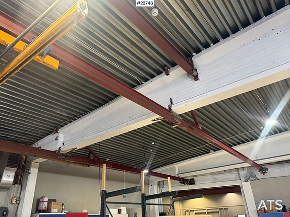 Traverskran  - 30 meter skinnegang + hengepresser 5 of 13