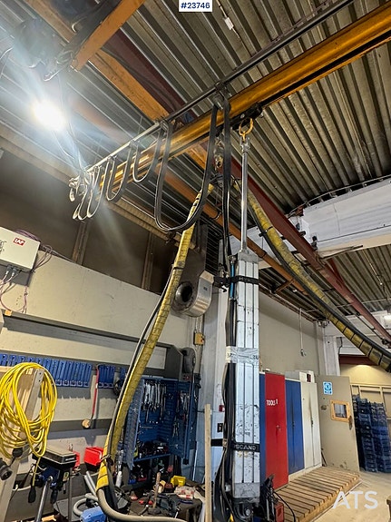 Traverskran  - 30 meter skinnegang + hengepresser 9 of 13