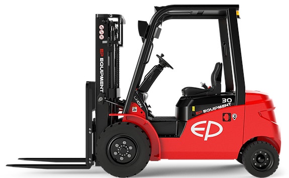 EP EFL253 -  elektrisk truck med 2,5 T kapasitet, flere ulike løfte høyder på lager. Lithium batteri, vedlikeholdsfritt (PÅ LAGER) 2 of 2