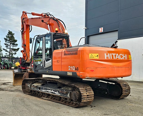 Hitachi ZX210LC-3, 2011 mod, kun 6100 timer, rototilt, 2 skuffer og sentralsmøring, ny sertifisering og service 4 of 5