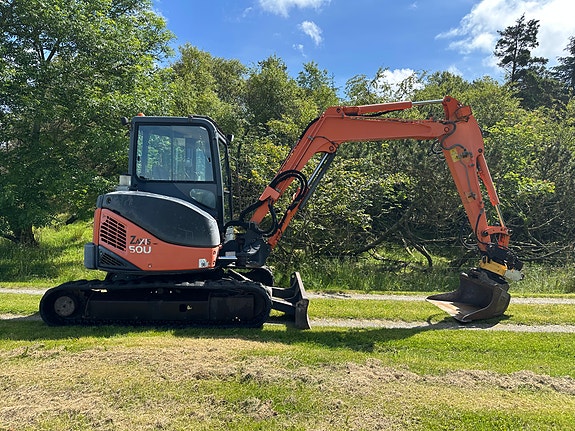 Hitachi ZX50U-2 - ENGCON ROTORTILT - HYDRAULISK KLYPE - 4 SKUFFER 3 of 5