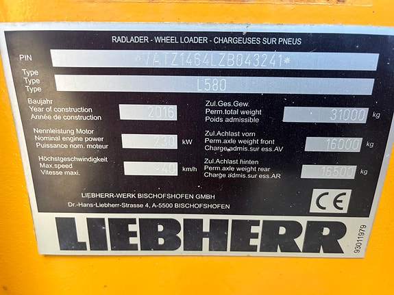 Liebherr 580 22 of 23