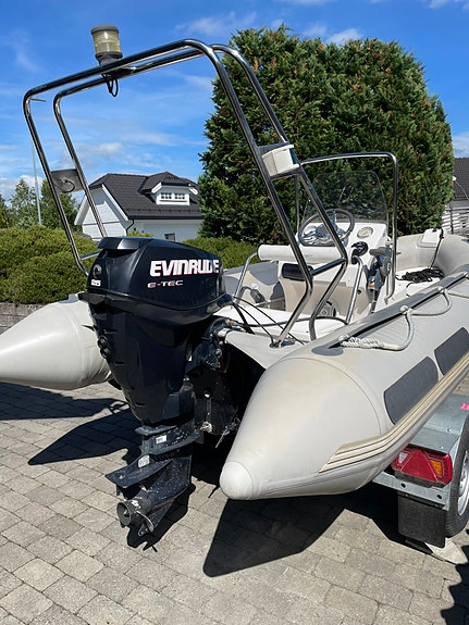 Smart Rib, 25hk Evinrude E-tec og BK henger 2 of 5