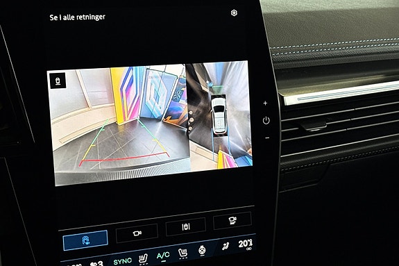 Ryggekamera med 360 visning