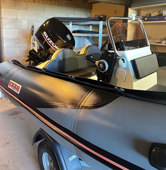 Suzumar 410 LUX 40hk, to putesett, havnetrekk, henger m.m 5 of 5