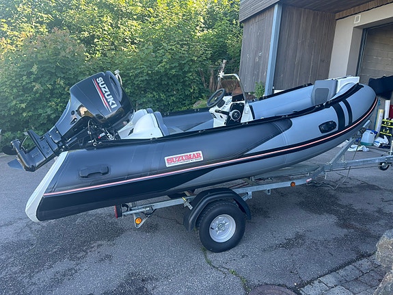 Suzumar 410 LUX 40hk, to putesett, havnetrekk, henger m.m 3 of 5