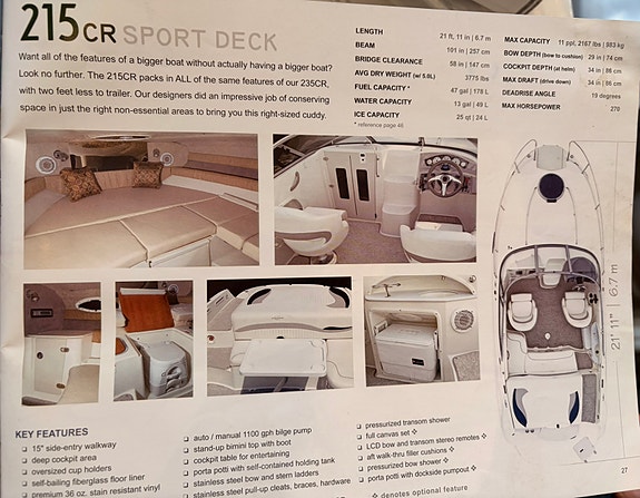 Stingray 215 CR 2012 – 200hk Volvo Penta – Overhalt motor – Mye utstyr! 5 of 5