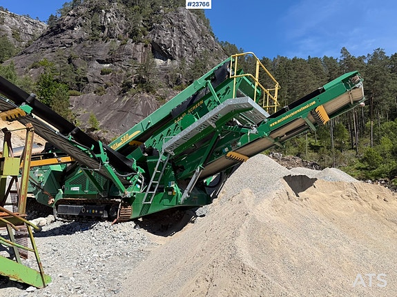 McCloskey S80 soteringsverk m/ Svedala Arbrå kon-knuser og Dieselaggregat 21 of 30