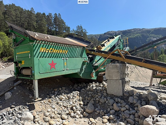 McCloskey S80 soteringsverk m/ Svedala Arbrå kon-knuser og Dieselaggregat 19 of 30