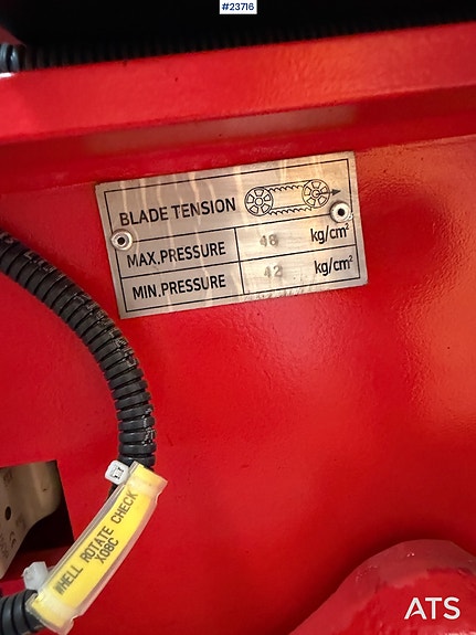 MAXS S-6545B metallbåndsag m/ 2x rullebord, avskjærings moduler og toppklemmer. 14 of 30