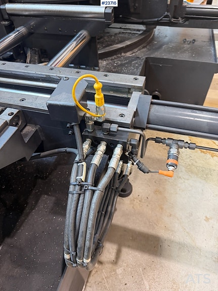 MAXS S-6545B metallbåndsag m/ 2x rullebord, avskjærings moduler og toppklemmer. 16 of 30