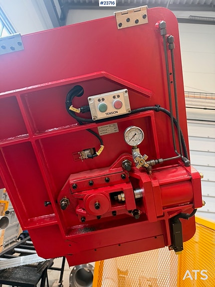 MAXS S-6545B metallbåndsag m/ 2x rullebord, avskjærings moduler og toppklemmer. 15 of 30