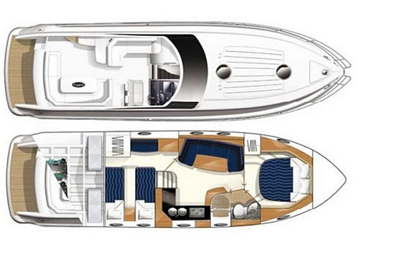 KLASSIKER: Princess V 42 - 590 timer etter overhaling - Autopilot- GI BUD! 25 of 30