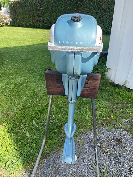 Vintage Evinrude Lightwin 3hk 3 of 5