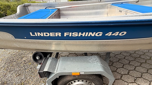 Velholdt Linder 440 Fishing (2017) – Inkludert tilnærmet ny henger 4 of 5