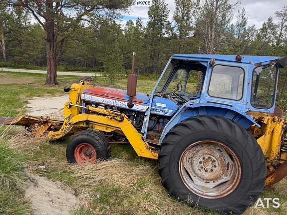 Nuffield Leyland 384 traktorgraver m/ hymas graveaggregat, selges som rep.objekt 2 of 5