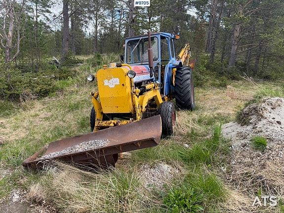 Nuffield Leyland 384 traktorgraver m/ hymas graveaggregat, selges som rep.objekt 4 of 5