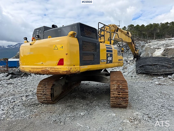 Komatsu PC490LC-11 gravemaskin m/ 2 skuffer 5 of 5