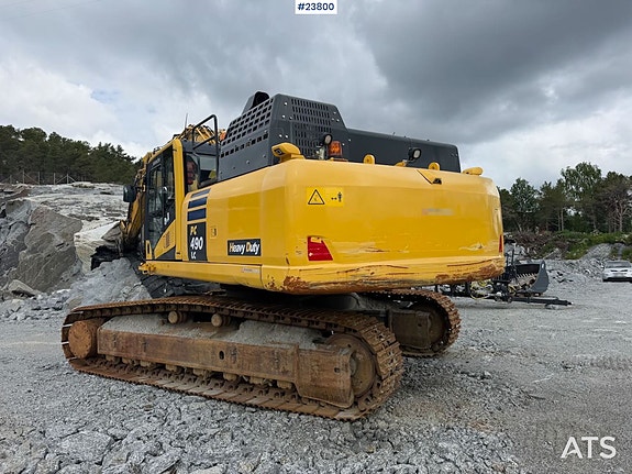Komatsu PC490LC-11 gravemaskin m/ 2 skuffer 4 of 5