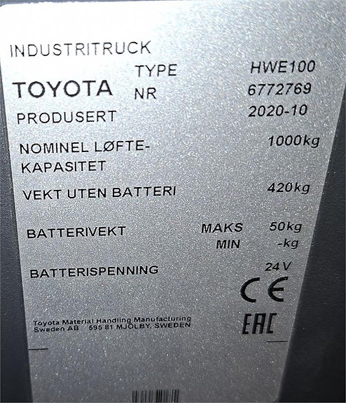 Toyota HWE100 4 of 4