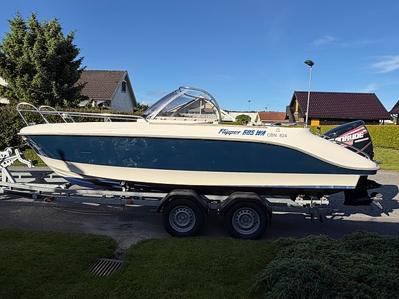 Flipper 605 WA med Evinrude E-tec 150hk 3 of 5