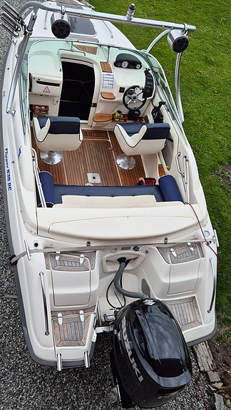 Flipper 630DC, 2021 Suzuki 150 og henger 5 of 5