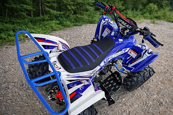 4W-Moto Poseidon 2 - NY stor, solid og velustyrt 125cc (3+1) for barn/ungdom m/hengerfeste 14 of 17