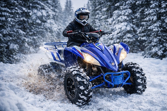 4W-Moto Poseidon 2 - NY stor, solid og velustyrt 125cc (3+1) for barn/ungdom m/hengerfeste 15 of 17