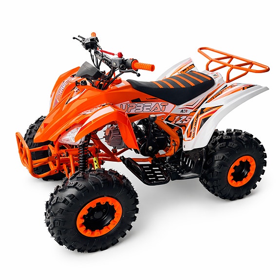 4W-Moto Poseidon 2 - NY stor, solid og velustyrt 125cc (3+1) for barn/ungdom m/hengerfeste 17 of 17