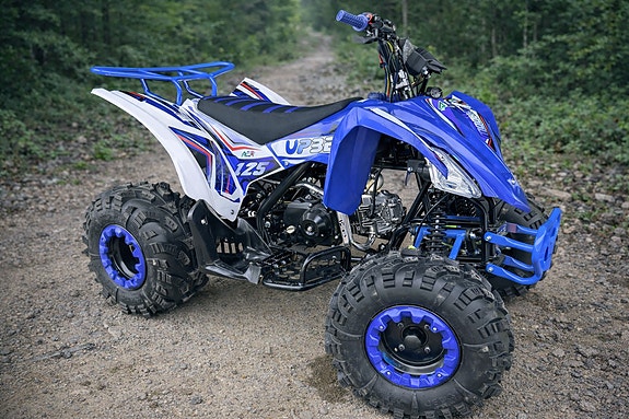 4W-Moto Poseidon 2 - NY stor, solid og velustyrt 125cc (3+1) for barn/ungdom m/hengerfeste 3 of 17
