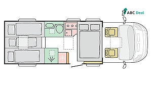 Adria Matrix 670DL Supréme | 9tr Aut m.adap.CC | Face2face | Enkl+senkeseng | Solc+Lit.batt+Invert | Stekeovn | TV | Ker.lakkforsegl.| Antirustbehandlet | 9 of 19